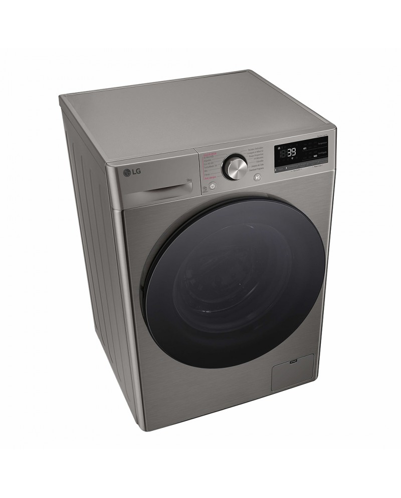 LG MAQUINA ROUPA 9KG 1400RT AI DD STEAM WIFI INOXA #4 - F4WR709SGS LG MAQUINA ROUPA 9KG 1400RT AI DD STEAM WIFI INOXA #4 - F4WR709SGS