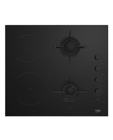 BEKO PLACA VITRO 2 + 2 CRISTAL GAS - HILM64120S BEKO PLACA VITRO 2 + 2 CRISTAL GAS - HILM64120S