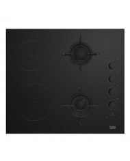 BEKO PLACA VITRO 2 + 2 CRISTAL GAS - HILM64120S