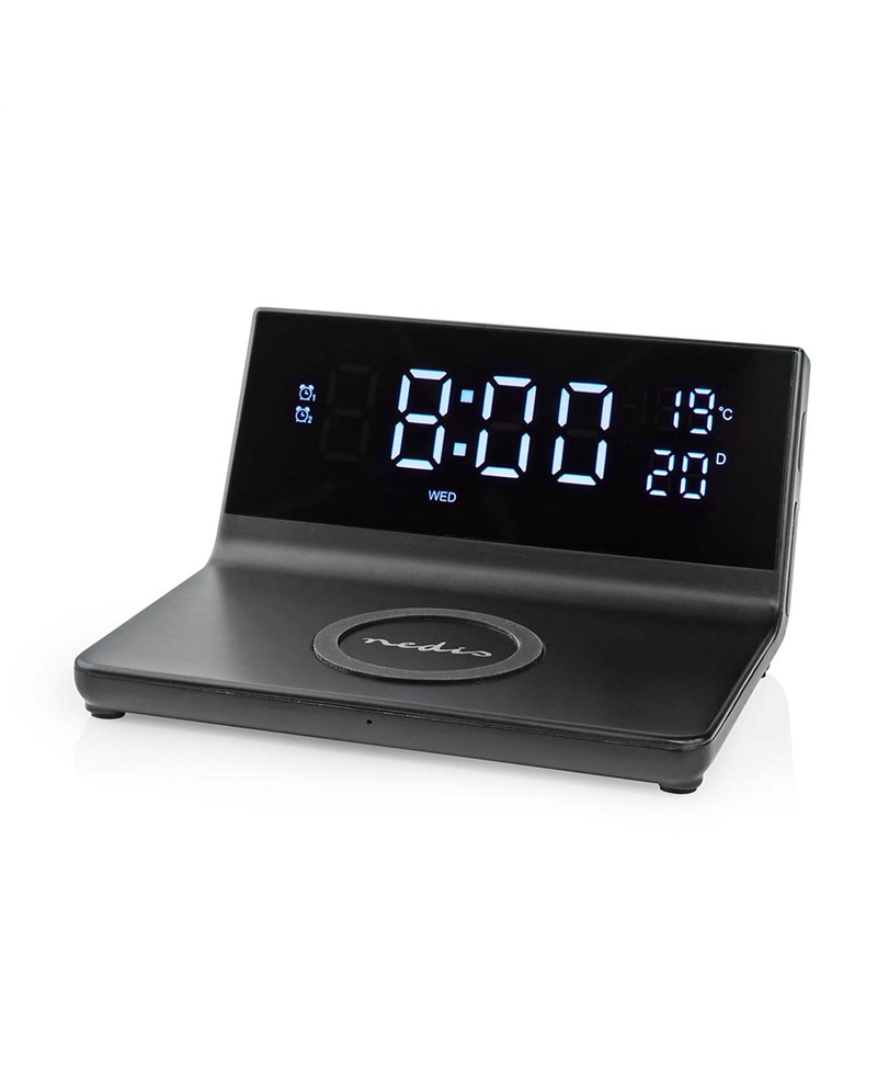 NEDIS RADIO RELOGIO DESPERTADOR CARREGAMENTO S/FIO - WCACQ20BK NEDIS RADIO RELOGIO DESPERTADOR CARREGAMENTO S/FIO - WCACQ20BK