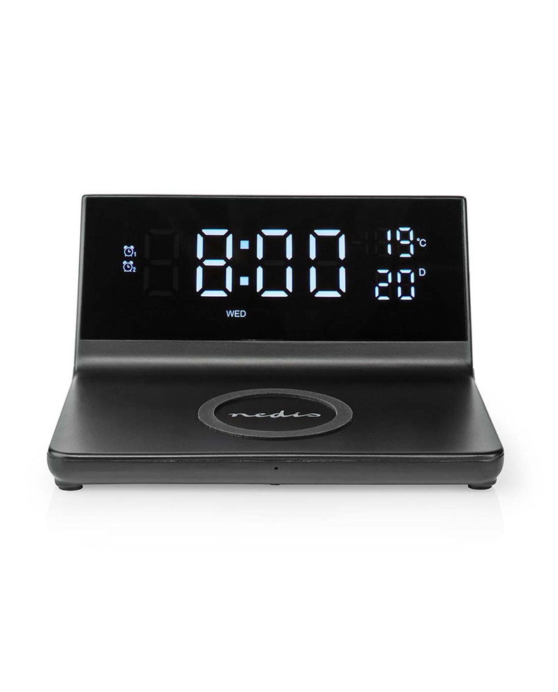 NEDIS RADIO RELOGIO DESPERTADOR CARREGAMENTO S/FIO #7 - WCACQ20BK NEDIS RADIO RELOGIO DESPERTADOR CARREGAMENTO S/FIO #7 - WCACQ20BK