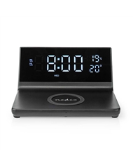 NEDIS RADIO RELOGIO DESPERTADOR CARREGAMENTO S/FIO #7 - WCACQ20BK NEDIS RADIO RELOGIO DESPERTADOR CARREGAMENTO S/FIO #7 - WCACQ20BK