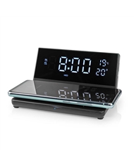 NEDIS RADIO RELOGIO DESPERTADOR CARREGAMENTO S/FIO #1 - WCACQ20BK NEDIS RADIO RELOGIO DESPERTADOR CARREGAMENTO S/FIO #1 - WCACQ20BK