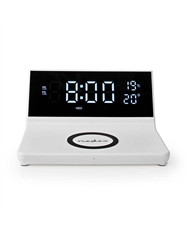 NEDIS RADIO RELOGIO DESPERTADOR CARREGAMENTO S/FIO #6 - WCACQ30BK