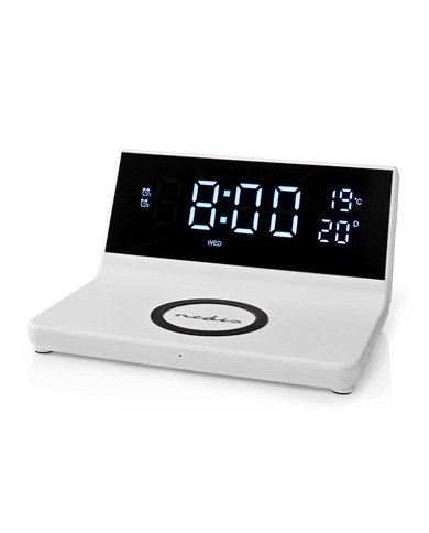 NEDIS RADIO RELOGIO DESPERTADOR CARREGAMENTO S/FIO #1 - WCACQ30BK NEDIS RADIO RELOGIO DESPERTADOR CARREGAMENTO S/FIO #1 - WCACQ30BK