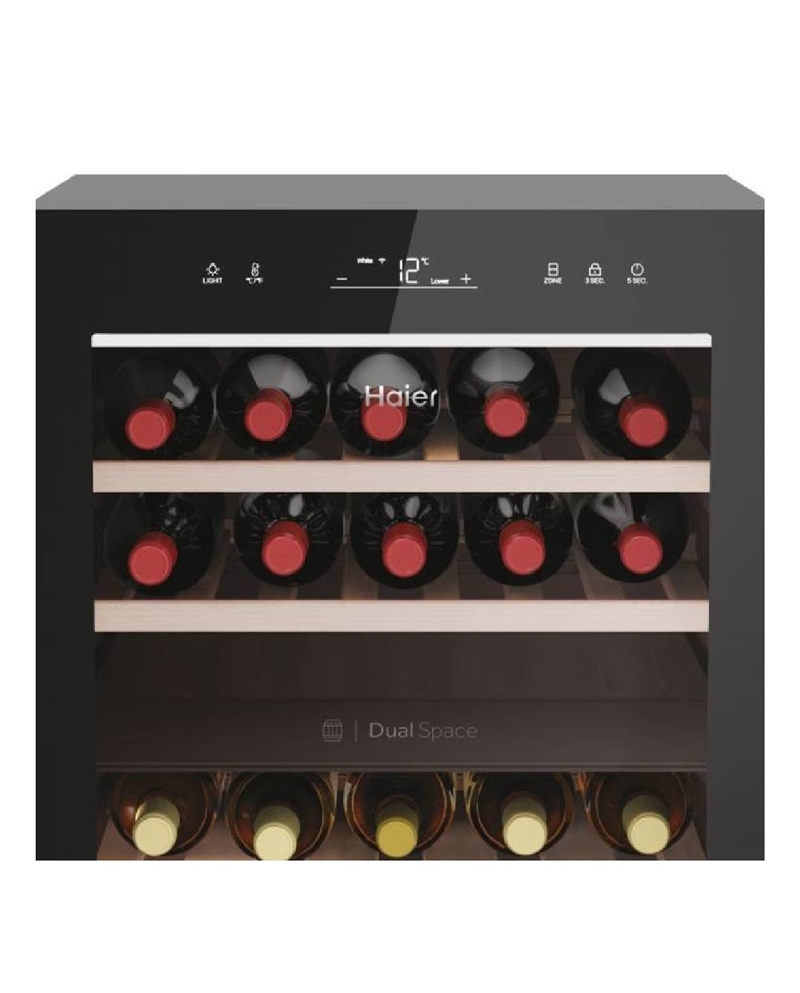 HAIER CAVE VINHO 42GAR. DUPLA ZONA WIFI 820x497x585CM G #4 - HWS42GDAU1 HAIER CAVE VINHO 42GAR. DUPLA ZONA WIFI 820x497x585CM G #4 - HWS42GDAU1