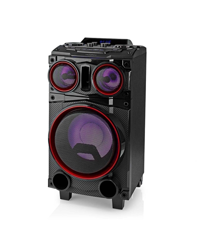 NEDIS COLUNA PORTATIL BLUETOOTH P/FESTAS 120W BATERIA 5H MAX - SPPT800BK NEDIS COLUNA PORTATIL BLUETOOTH P/FESTAS 120W BATERIA 5H MAX - SPPT800BK