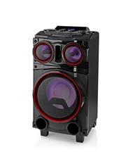 NEDIS COLUNA PORTATIL BLUETOOTH P/FESTAS 120W BATERIA 5H MAX - SPPT800BK
