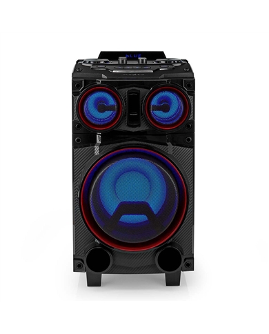 NEDIS COLUNA PORTATIL BLUETOOTH P/FESTAS 120W BATERIA 5H MAX #1 - SPPT800BK NEDIS COLUNA PORTATIL BLUETOOTH P/FESTAS 120W BATERIA 5H MAX #1 - SPPT800BK