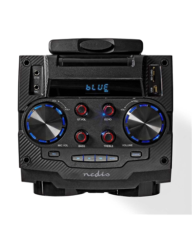NEDIS COLUNA PORTATIL BLUETOOTH P/FESTAS 120W BATERIA 5H MAX #5 - SPPT800BK NEDIS COLUNA PORTATIL BLUETOOTH P/FESTAS 120W BATERIA 5H MAX #5 - SPPT800BK