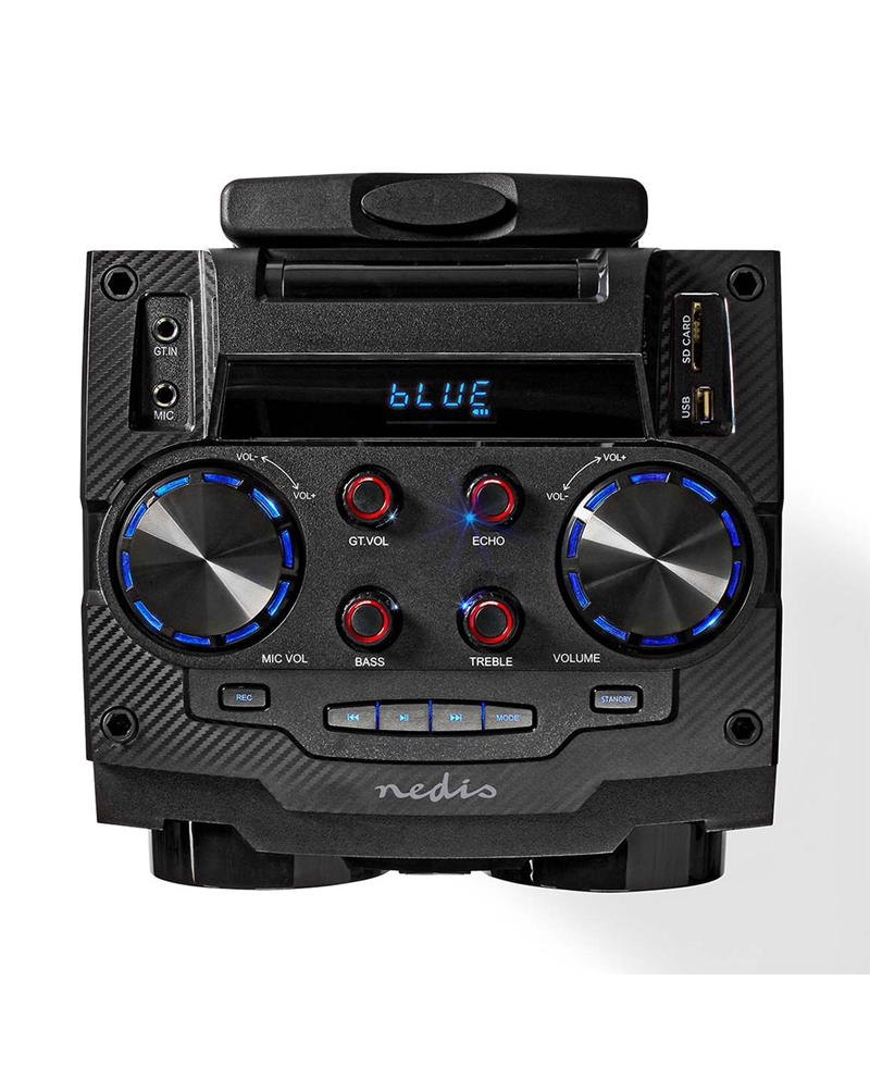 NEDIS COLUNA PORTATIL BLUETOOTH P/FESTAS 120W BATERIA 5H MAX #5 - SPPT800BK