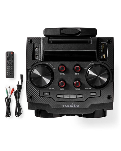 NEDIS COLUNA PORTATIL BLUETOOTH P/FESTAS 120W BATERIA 5H MAX #6 - SPPT800BK NEDIS COLUNA PORTATIL BLUETOOTH P/FESTAS 120W BATERIA 5H MAX #6 - SPPT800BK