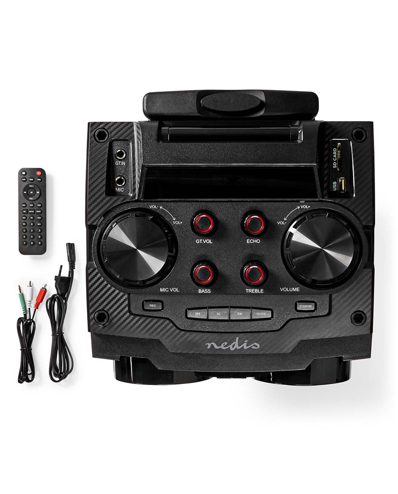 NEDIS COLUNA PORTATIL BLUETOOTH P/FESTAS 120W BATERIA 5H MAX #6 - SPPT800BK