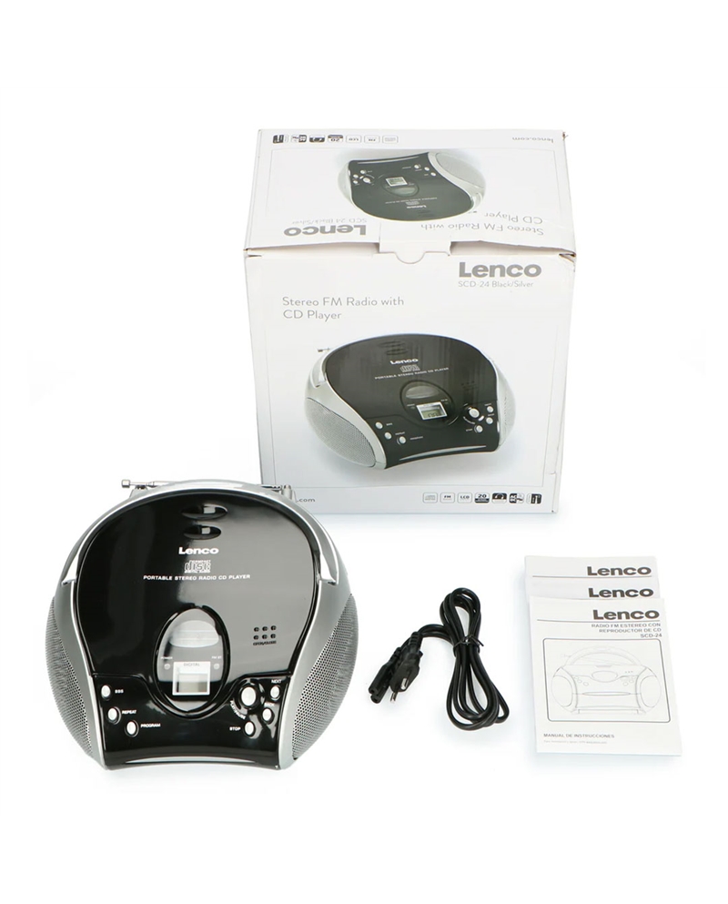 LENCO RADIO PORTATIL C/CD RADIO FM #5 - SCD24BLSI LENCO RADIO PORTATIL C/CD RADIO FM #5 - SCD24BLSI