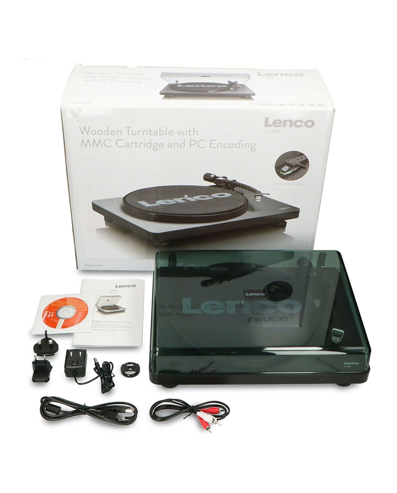 LENCO GIRA DISCOS 33/45RPM USB PRETO #5 - L30BK LENCO GIRA DISCOS 33/45RPM USB PRETO #5 - L30BK