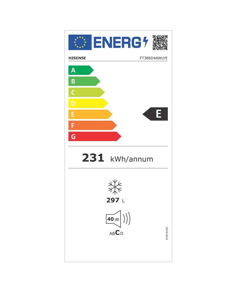 HISENSE ARCA HORIZONTAL 297LT 0,847X1,114X0,630MT E #1 - FT386D4AWLYE HISENSE ARCA HORIZONTAL 297LT 0,847X1,114X0,630MT E #1 - FT386D4AWLYE