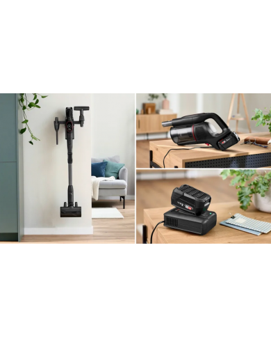 BOSCH ASPIRADOR VERTICAL S/FIOS 18V AUTONOMIA 100MIN BOSCH ASPIRADOR VERTICAL S/FIOS 18V AUTONOMIA 100MIN