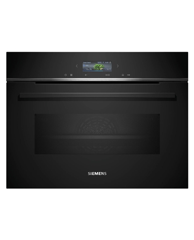 SIEMENS FORNO COMPACTO 45LT COM MICROONDAS VIDRO PRETO - CM724G1B1 SIEMENS FORNO COMPACTO 45LT COM MICROONDAS VIDRO PRETO - CM724G1B1