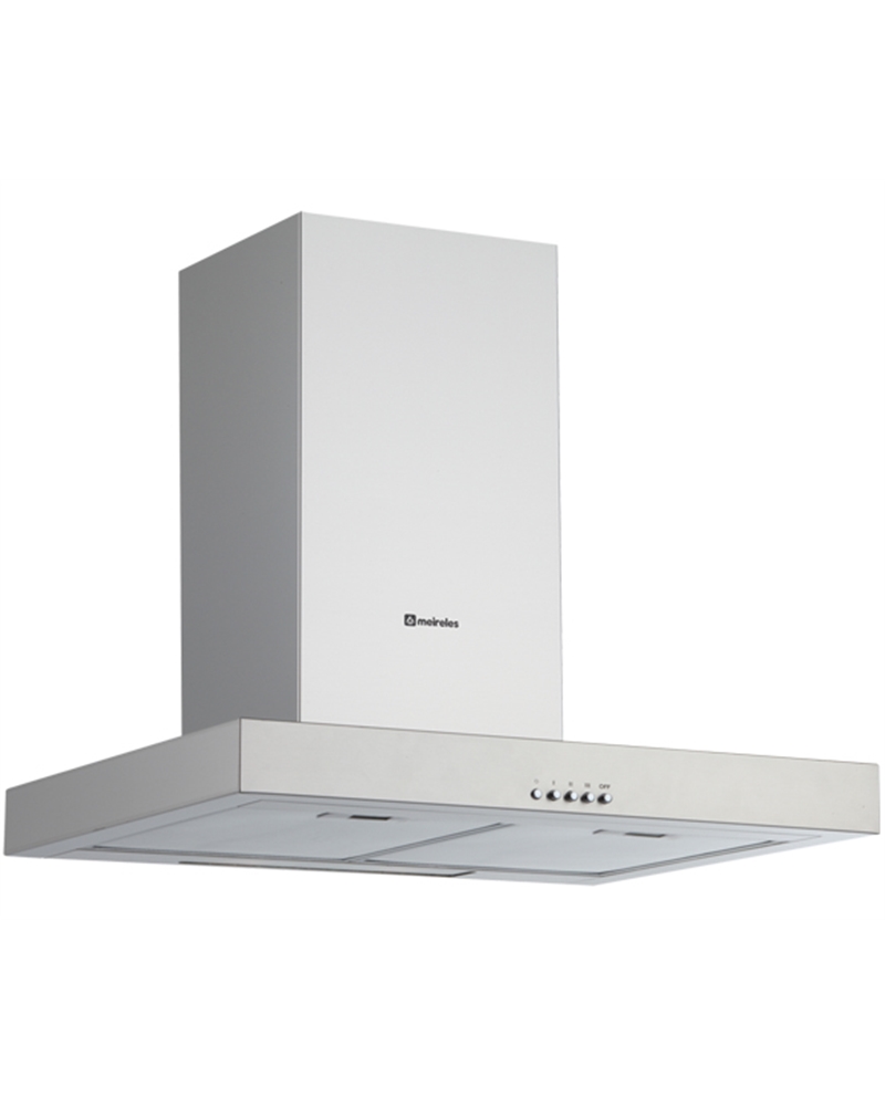 MEIRELES CHAMINE 90CM 1 MOTOR MAX 580M3/H INOX C - MEP291X