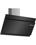 BOSCH CHAMINE PAREDE INCLINADA 90CM MAX 836M3/H PRETO/IX A+ - DWK98JQ60