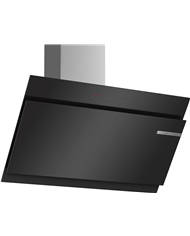 BOSCH CHAMINE PAREDE INCLINADA 90CM MAX 836M3/H PRETO/IX A+ - DWK98JQ60
