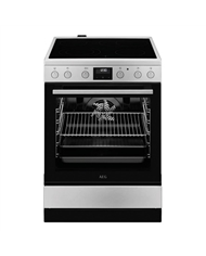 AEG FOGAO 4ZONAS VITRO FORNO 73LT ELETRICO INOX A - CCB6642BBM