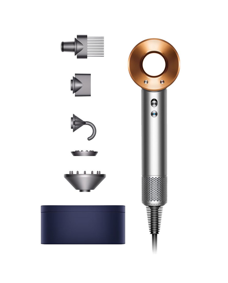 DYSON SECADOR CABELO SUPERSONIC COBRE/NIQUEL C/ ESTOJO - HD07411 DYSON SECADOR CABELO SUPERSONIC COBRE/NIQUEL C/ ESTOJO - HD07411