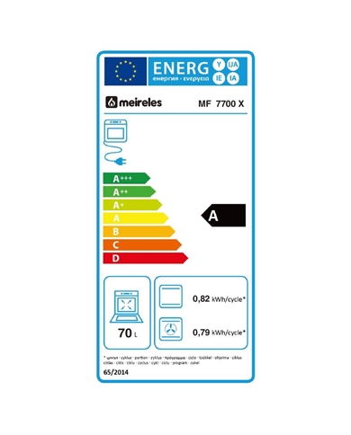 MEIRELES FORNO VENTILADO 8 FUNÇOES AQUALITICO INOX A - MF7700X
