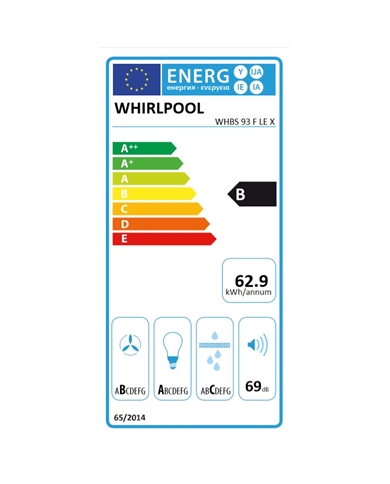 WHIRLPOOL CHAMINE 90CM MAX EXTRAÇAO 713M3/H INOX B - WHBS93FLEX WHIRLPOOL CHAMINE 90CM MAX EXTRAÇAO 713M3/H INOX B - WHBS93FLEX