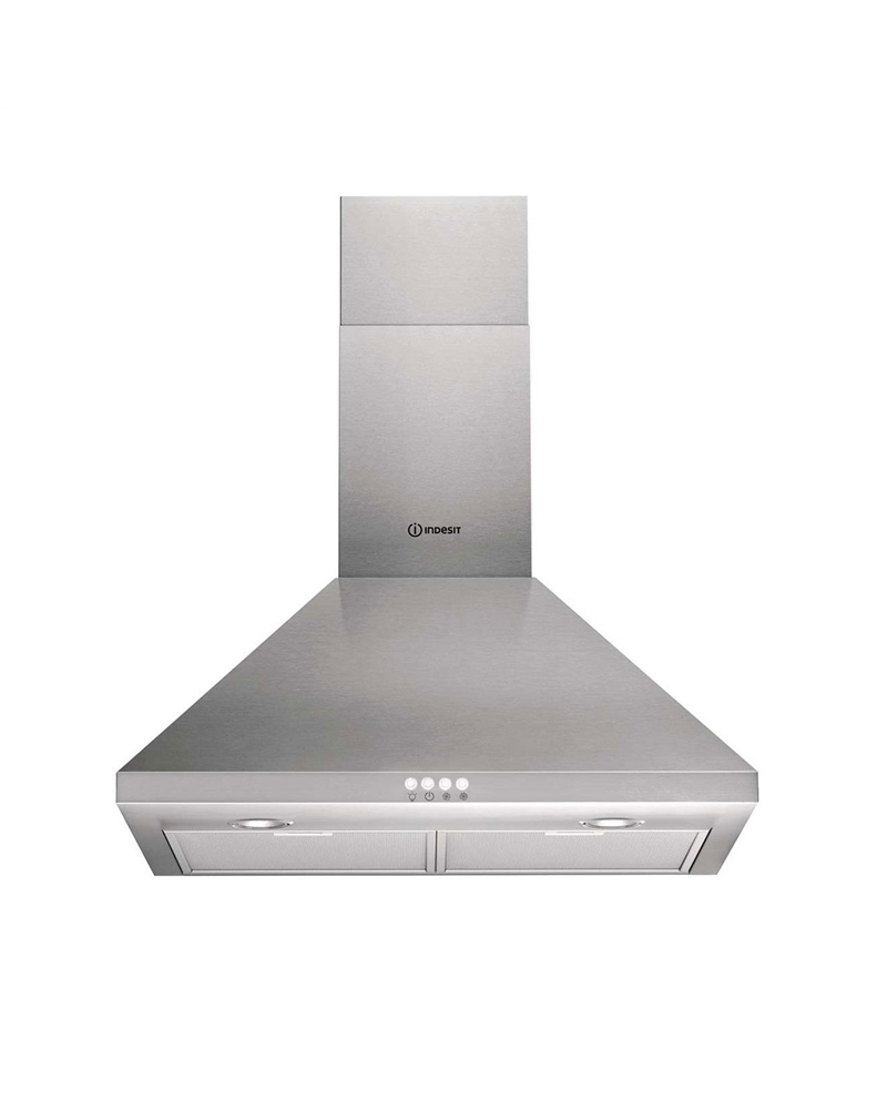 INDESIT CHAMINE 60CM 1MOTOR MAX 625M3/H INOX B - IHPC65LMX