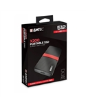 EMTEC DISCO EXTERNO SSD 512GB X200 USB 3.1 - ECSSD512GX200