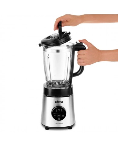 UFESA LIQUIDIFICADORA 1.75L 1800W JARRO VIDRO INOX UFESA LIQUIDIFICADORA 1.75L 1800W JARRO VIDRO INOX