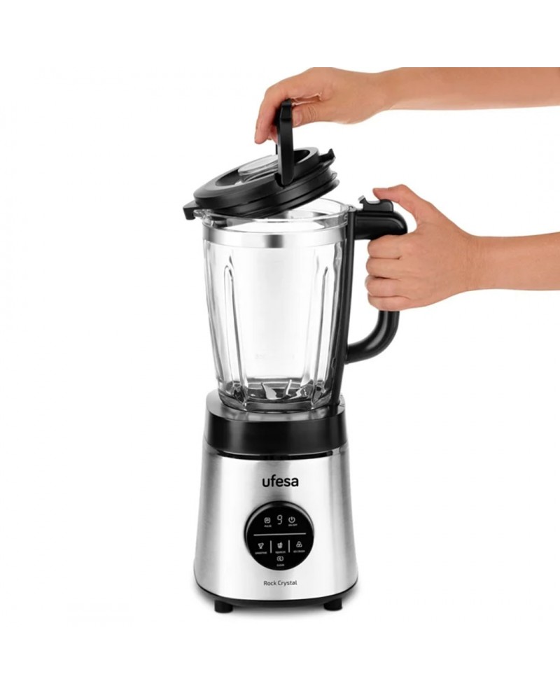 UFESA LIQUIDIFICADORA 1.75L 1800W JARRO VIDRO INOX UFESA LIQUIDIFICADORA 1.75L 1800W JARRO VIDRO INOX