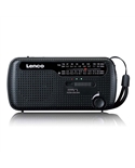 NEDIS RADIO PORTATIL C/ LANTERNA EMERGENCIA E BATERIA - MCR113BK