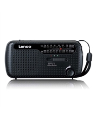 NEDIS RADIO PORTATIL C/ LANTERNA EMERGENCIA E BATERIA - MCR113BK