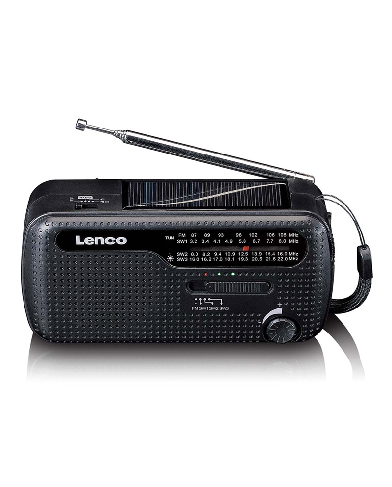 NEDIS RADIO PORTATIL C/ LANTERNA EMERGENCIA E BATERIA #7 - MCR113BK