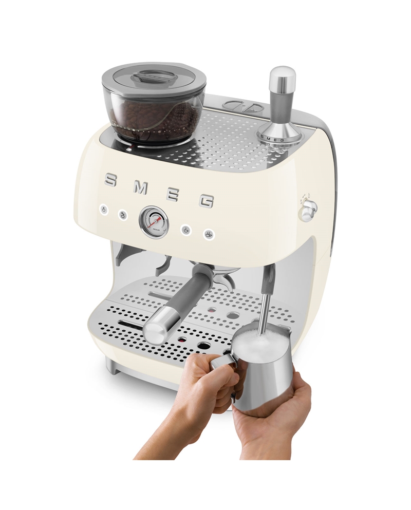 SMEG MAQUINA CAFE BARISTA SERIE ANNI 50 CREME #3 - EGF03CREU