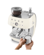 SMEG MAQUINA CAFE BARISTA SERIE ANNI 50 CREME #3 - EGF03CREU