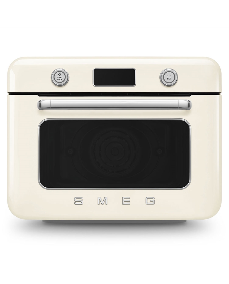 SMEG FORNO DE BANCADA C/ VAPOREIRA 10 EM 1 ANNI 50 CREME #7 - COF01CREU SMEG FORNO DE BANCADA C/ VAPOREIRA 10 EM 1 ANNI 50 CREME #7 - COF01CREU