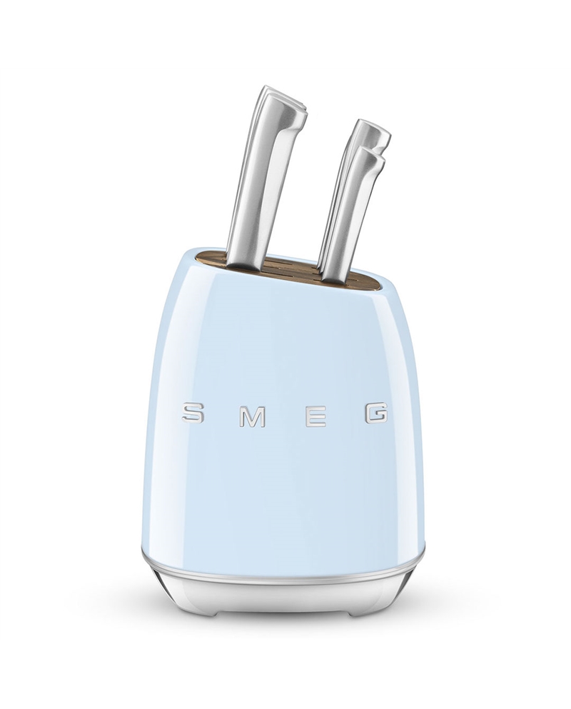 SMEG BLOCO COM 6 FACAS AZUL CEU - KBSF02PB