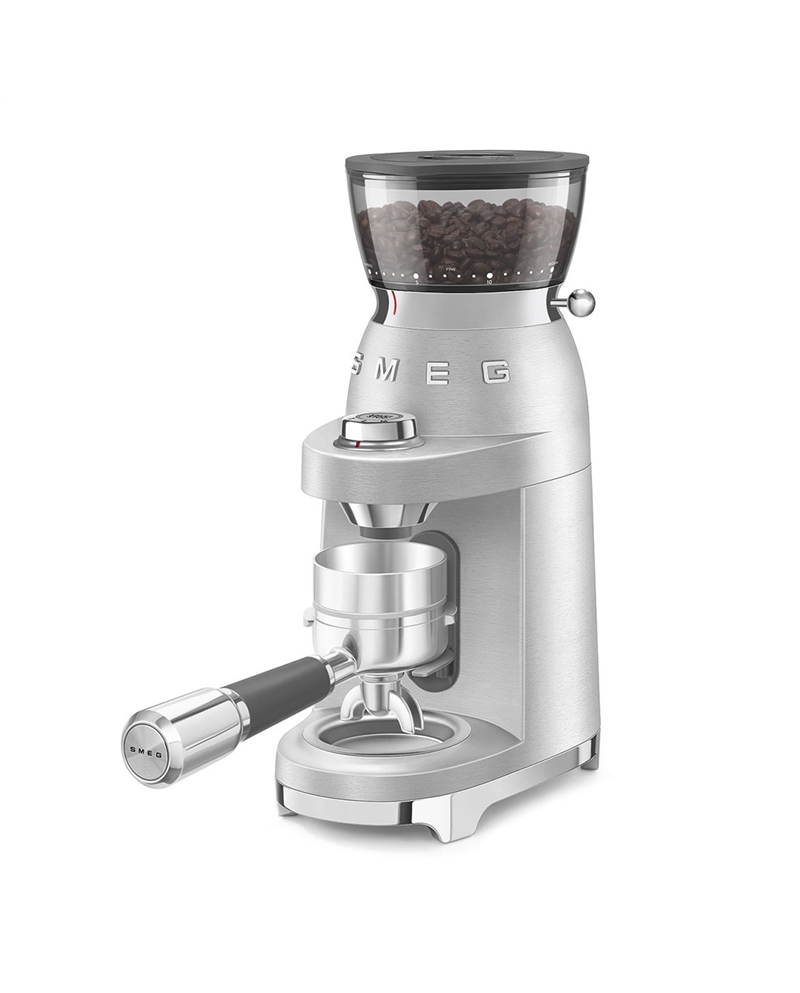 SMEG MOINHO CAFE 50GR 150W 8 FUNÇOES ANNI 50 ALUMINIO - CGF02SSEU SMEG MOINHO CAFE 50GR 150W 8 FUNÇOES ANNI 50 ALUMINIO - CGF02SSEU