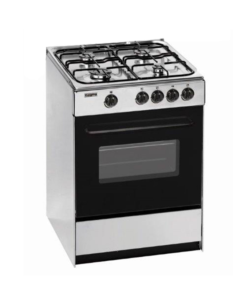 MAGMA FOGAO INOX 4 GAS FORNO GAS S/TAMPA 60x60CM - 601XST
