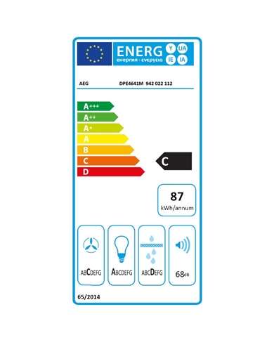AEG EXAUSTOR 60CM 3VELOC EXTRAÇAO MAX 600M3/H INOX C - DPE4641M AEG EXAUSTOR 60CM 3VELOC EXTRAÇAO MAX 600M3/H INOX C - DPE4641M