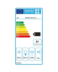 AEG EXAUSTOR 60CM 3VELOC EXTRAÇAO MAX 600M3/H INOX C - DPE4641M