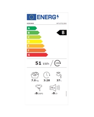 HISENSE MAQUINA ROUPA 7KG 1200RT INVERTER B #2 - WF1G7021BW