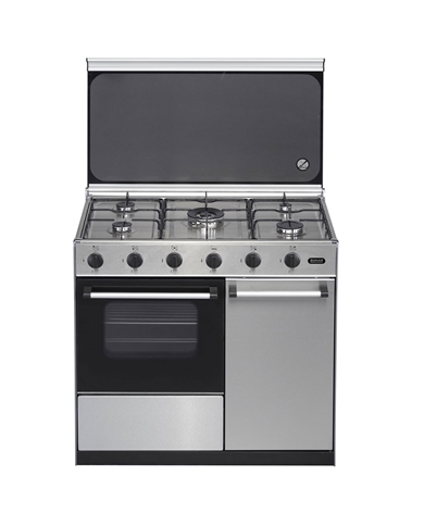 ZUMAN FOGAO 86X90X55CM 5GAS BUT PORTA BOTIJA INOX - FQ52002X ZUMAN FOGAO 86X90X55CM 5GAS BUT PORTA BOTIJA INOX - FQ52002X