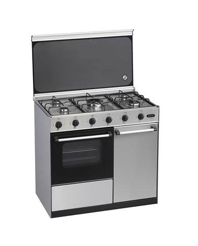 ZUMAN FOGAO 86X90X55CM 5GAS BUT PORTA BOTIJA INOX #1 - FQ52002X ZUMAN FOGAO 86X90X55CM 5GAS BUT PORTA BOTIJA INOX #1 - FQ52002X