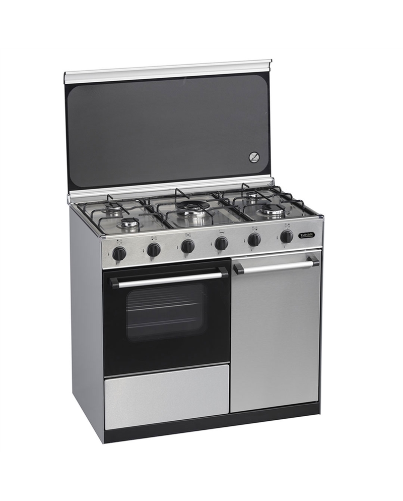 ZUMAN FOGAO 86X90X55CM 5GAS BUT PORTA BOTIJA INOX #1 - FQ52002X ZUMAN FOGAO 86X90X55CM 5GAS BUT PORTA BOTIJA INOX #1 - FQ52002X