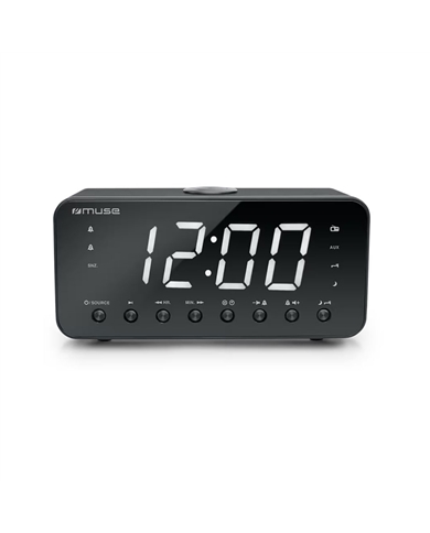 MUSE RADIO RELOGIO DESPERTADOR PRETO - M192CR MUSE RADIO RELOGIO DESPERTADOR PRETO - M192CR