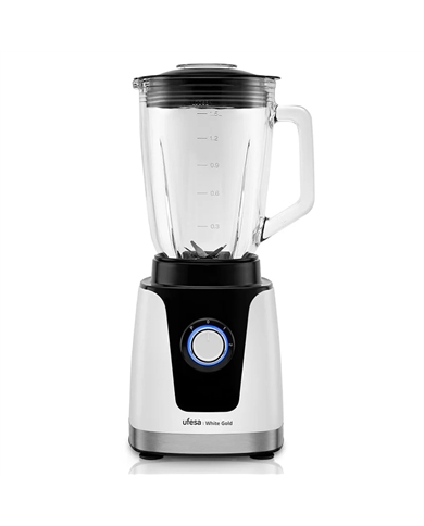 UFESA LIQUIDIFICADORA 1500W COPO VIDRO 1.5LT - WHITEGOLD